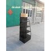 Free Standing Metal Retail Display Stands Black With Spray Painted