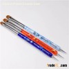 French nail brush with kolinsky hair and any color acrylic handle with needle