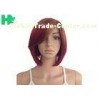 Normal Lace Red Synthetic Hair Wigs 22 Inch Kanekalon Hair Weave