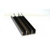 Mill Finished Black Anodized Aluminium Profile For Living Room, 6063-T5