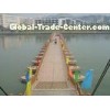 Pedestrian Floating Pontoon Trestle Bridge , Military Floating Bridge