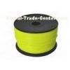 Yellow High Strength 1.75MM ABS Filament 3D Rapid Prototyping , CE SGS