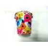 Gift Tin Bucket With Metal Handle,Metal Bucket With Dot