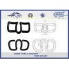 Professional Oxide Black Rail Elastic Clips HRC For Railway Fastening System