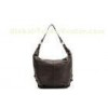 Trendy Black Hobo Leather Handbags Custom  / Genuine Leather Handbags For Ladies