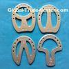 Custom Aluminum / Rubber Horseshoes For Competition