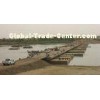 Traffic Temporary floating ribbon bridge For Heavy Equipments
