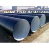 Petroleum / natural gas SSAW Steel Pipe Gr.A Gr.B X42 , Bevel / spiral welded pipe