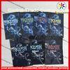 Kush Aluminum Foil Herbal Incense Packaging ,Colorful Zipper Bag