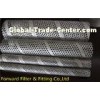0.215mm Wall Thickness Perforated Metal Tube With Straight / Centers / Staggered Patterns