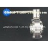 Sanitary Manual Butterfly Valves AISI 304 Welded End With 4 Position Handle