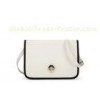 Luxury Crossbody Leather Bags For Women , White Cross Body Leather Bag