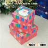 Printed Square Gift Paper Box For Christmas