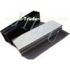 Rectangular Black Tube Stamped Metal Parts / Aluminum Stamping Accessories