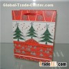Printed Christmas Gift Bag With Glitter
