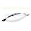 128mm CC Polished Chrome Cabinet Pulls Modern Bow Pull Handle For Furniture