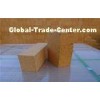 High Temperature Fireclay Brick , Glass Furnace Insulated Fire Brick