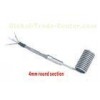 4mm round section coiled heating elements