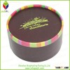 Delicate Printing Paper Gift Packaging Round Box