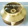 ASTM , GB Resin Sand Casting Copper Water Pump Impeller Approved ISO9001 , BV