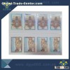 Anti-counterfeiting postage stamp printing
