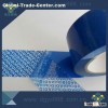 Bule color chracter-left-behind anti-counterfeiting label