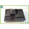 Customized Black color ESD Tray , soft PE material blister trays