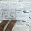 Wholesale White Rectangle QC Pass Stickers Printed Date and Logo,Custom Tamper Evident Stickers for 