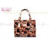 Fashion large handbags totes Printed Reusable Shopping Bags Customized