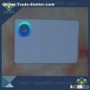 Positioning hot stamping hologram on card