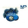 100% Acrylic Hut Wheels Knitting Beanie Hat Add Brim with Embroidery Logo on Front