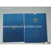 Fabric cloth cover clothing hardcase book with jacket printing