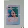 Soft cover bound book with transparent PVC dust jacket printing on demands