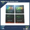 Custom demetalization hologram label with serial number