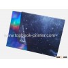Silver foil cover softback book with kraft jacket printing on demands