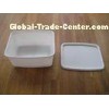 2000ml 67oz Disposable Ice Cream Cups With Rectangular Box 95mm
