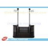 Laminated Melamine Finished Shop Cash Counter / Brown MDF Grocery Store Checkout Counters