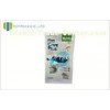 Custom Stand Up Pouch Packaging For Pet Food , White Blue Eco-Friendly