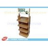 Milk Promotion Chipboard Wooden Display Stands / Rack Custom With Logo Printing