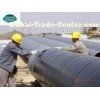 Black Pipe Insulation Tape with Polyethylene Backing , Oil Gas Pipeline Tape Rust Prevention