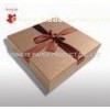 Custom Made Ribbon Cardboard Gift Boxes For Wedding Favor / Sweet