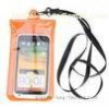Soft PVC underwater waterproof pouches , plastic waterproof phone pouch