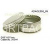 Aluminum Cosmetic Packaging with Hotstamping Printing , Skin Care Cream Containers