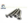 DIN7982 Stainless Steel 304 316 ST4.8*100 Plain Color CSK Head Self Tapping Metal Screws