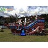 EN15649 Commercial Inflatable Pirate ship Slide with Double and quadruple stitched