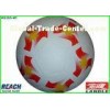 Customized Size 2 Rubber Footballs Professional Size Soccer Ball Yellow and White
