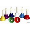 Orff Toy Music Instrument , Colorful 8 Note Hand Bell Set