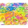 Neon Rainbow Loom Rubber Band With C - CLIPS / 600 Mix Colored Rubber Bands