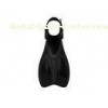 Soft and Professional Black Skin Diving Fins TPU Divers Fins Custom