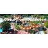 Spray Park Equipment Fiberglass Super Bowl Water Slide for Children and Adults